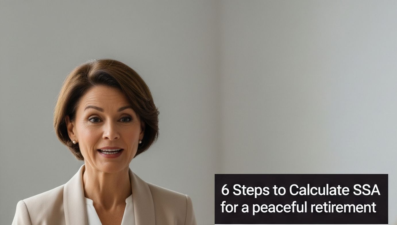A Social Security expert lays out the six steps to calculating the SSA benefits you should have to live with peace of mind: “Everyone has a plan...”