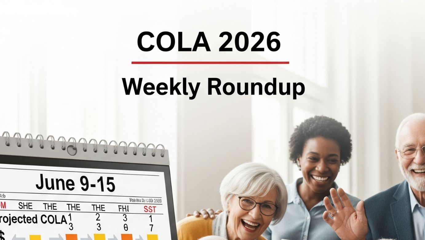 COLA 2026 Weekly Roundup - All the projected Social Security increases and key news you need to know to end the week of June 9-15