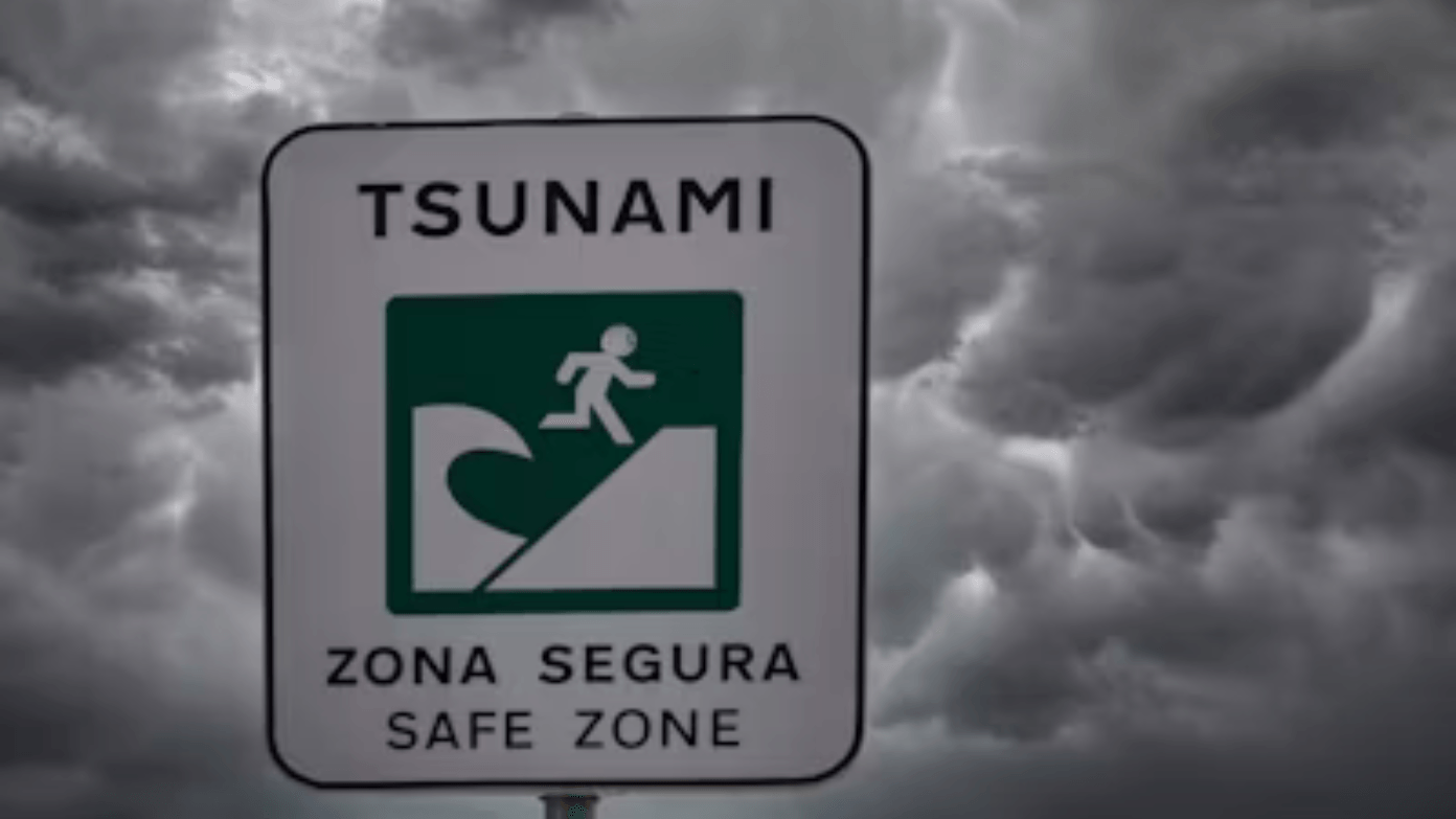 When was the last time a tsunami hit the United States, what coasts and cities did it affect, and how many people died?